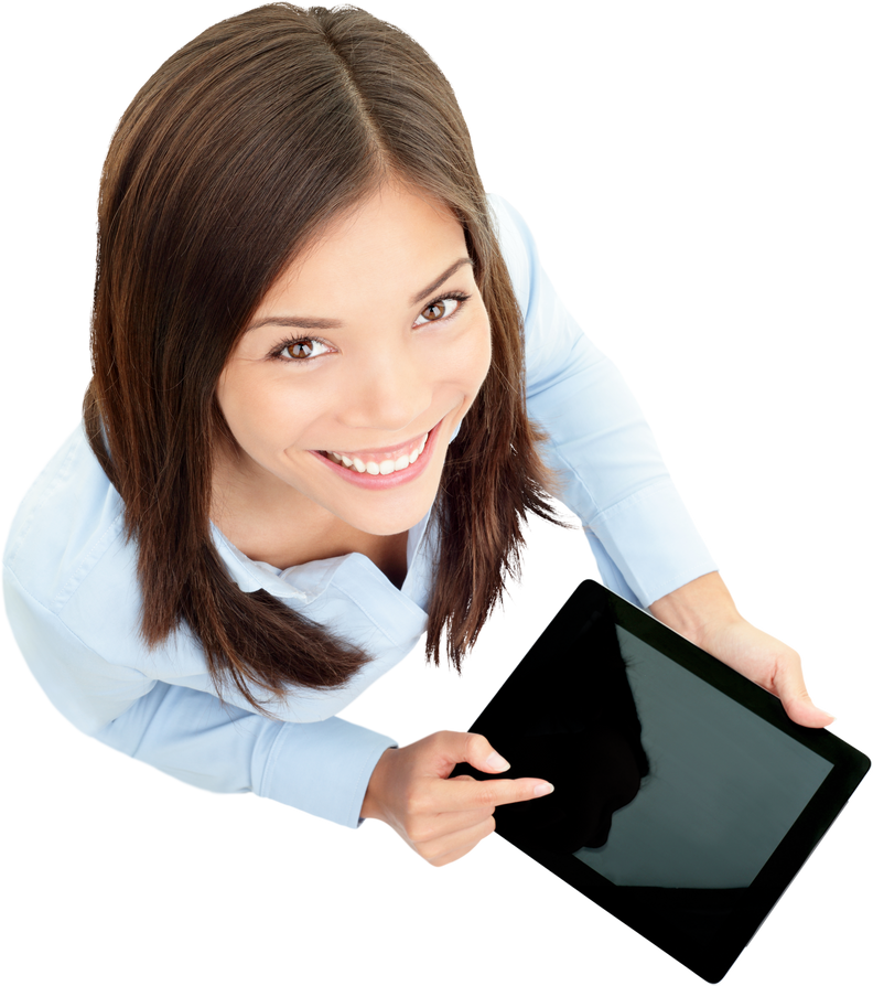 Tablet Computer Business Woman